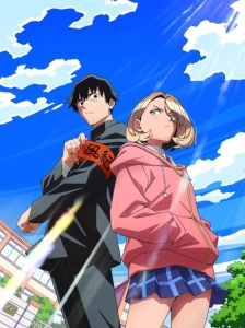 دانلود انیمه Ponkotsu Fuuki Iin to Skirt-take ga Futekisetsu na JK no Hanashi